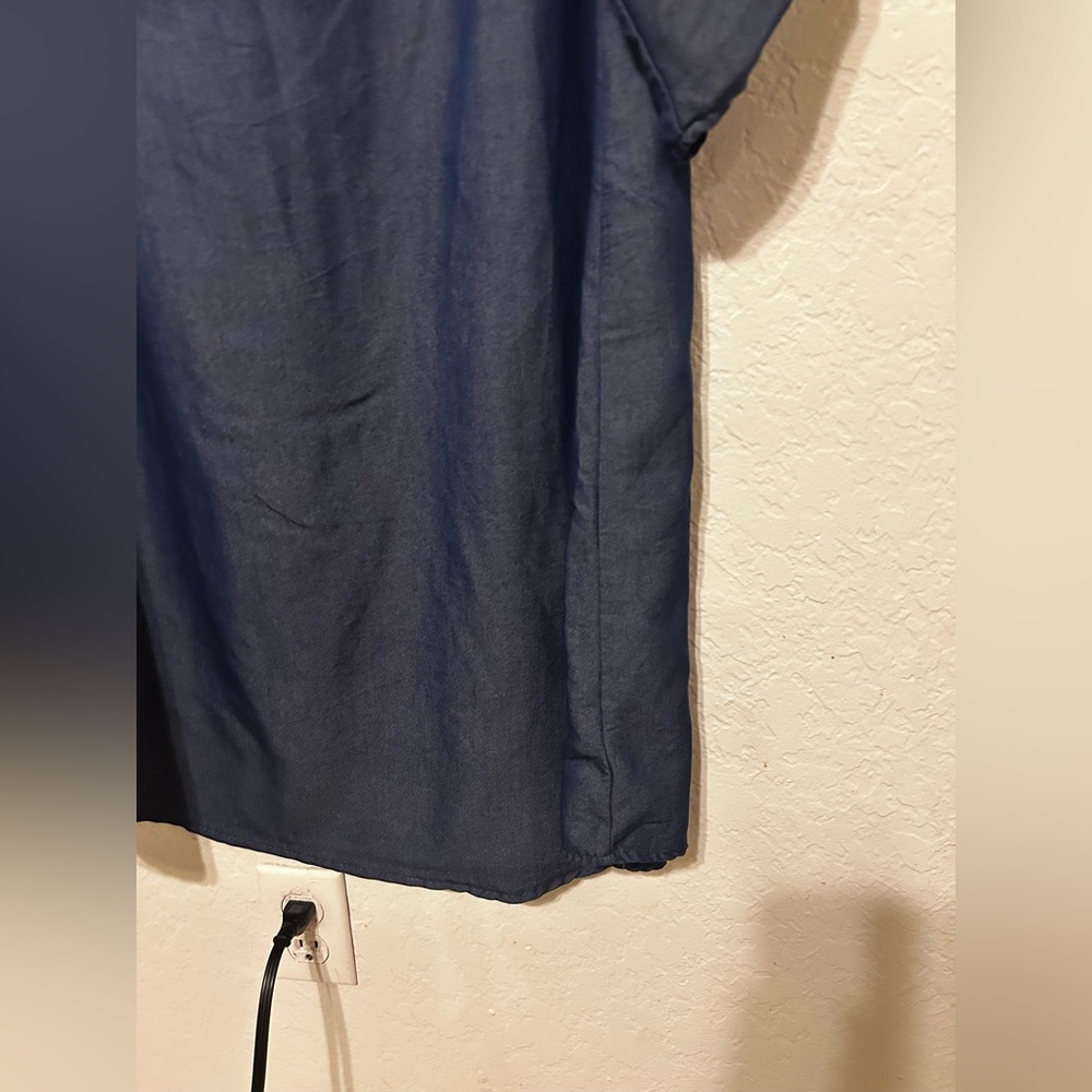 🚀Mile Gabrielle Navy Blue Dress size 1X GUC - Picture 6 of 8